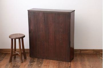 アンティーク家具　古民具・骨董　薄型茶箪笥