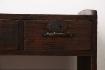 アンティーク家具　古民具・骨董　3杯引き出し付き文机