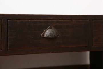 アンティーク家具　古民具・骨董　3杯引き出し付き文机