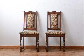 中古　美品　イギリス製チェア2脚セット(2)