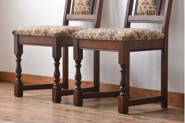 中古　美品　イギリス製チェア2脚セット(2)