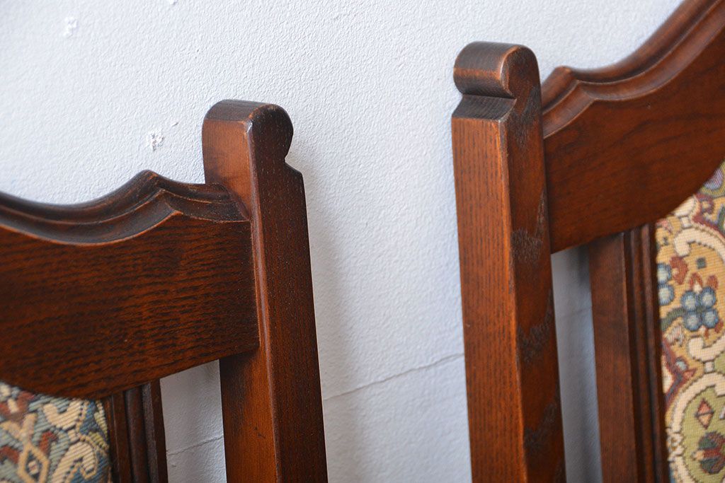 中古　美品　イギリス製チェア2脚セット(2)