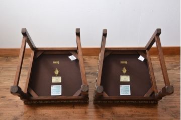 中古　美品　イギリス製チェア2脚セット(2)