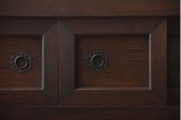 アンティーク家具　古民具・骨董　4尺水屋箪笥サイドボード