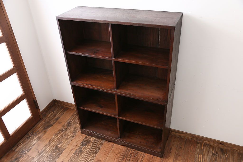 アンティーク家具　アンティーク　2段重ね本棚