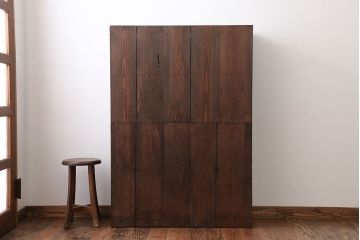 アンティーク家具　アンティーク　2段重ね本棚