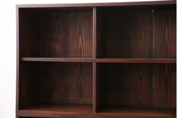 アンティーク家具　アンティーク　2段重ね本棚