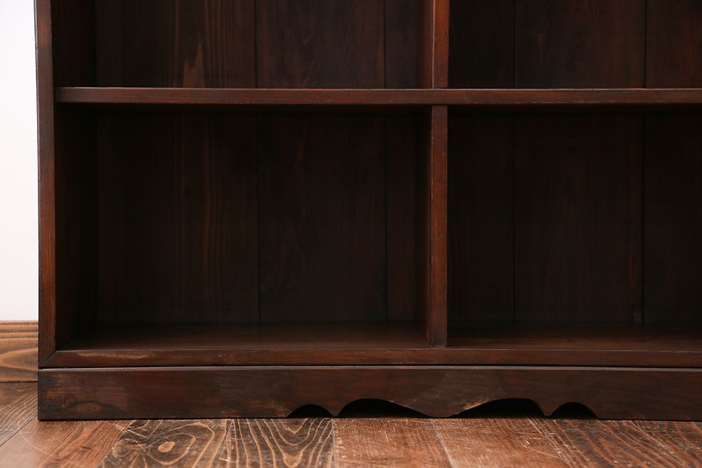 アンティーク家具　アンティーク　2段重ね本棚