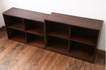 アンティーク家具　アンティーク　2段重ね本棚