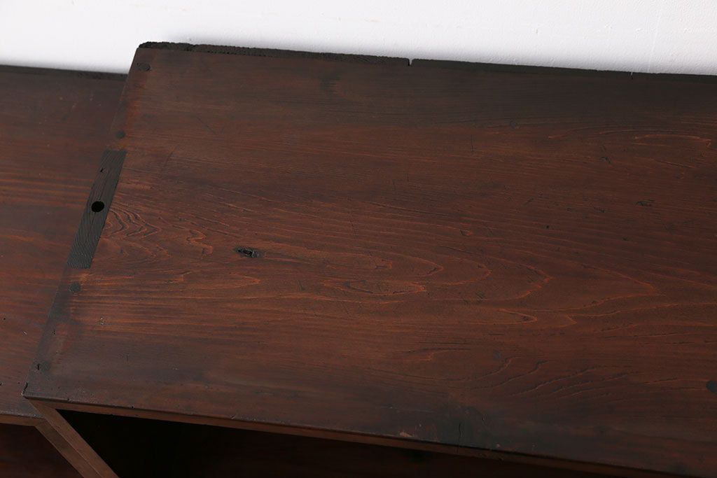 アンティーク家具　アンティーク　2段重ね本棚