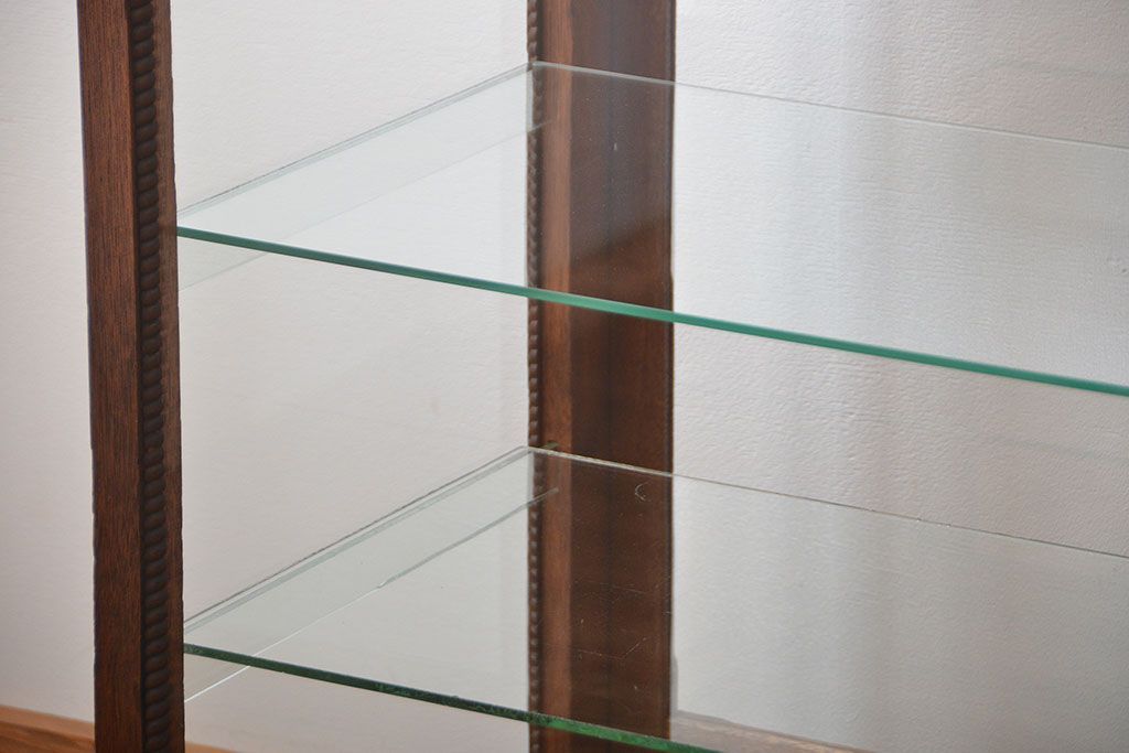 アンティーク家具　アンティーク　鉄脚付きガラスケース