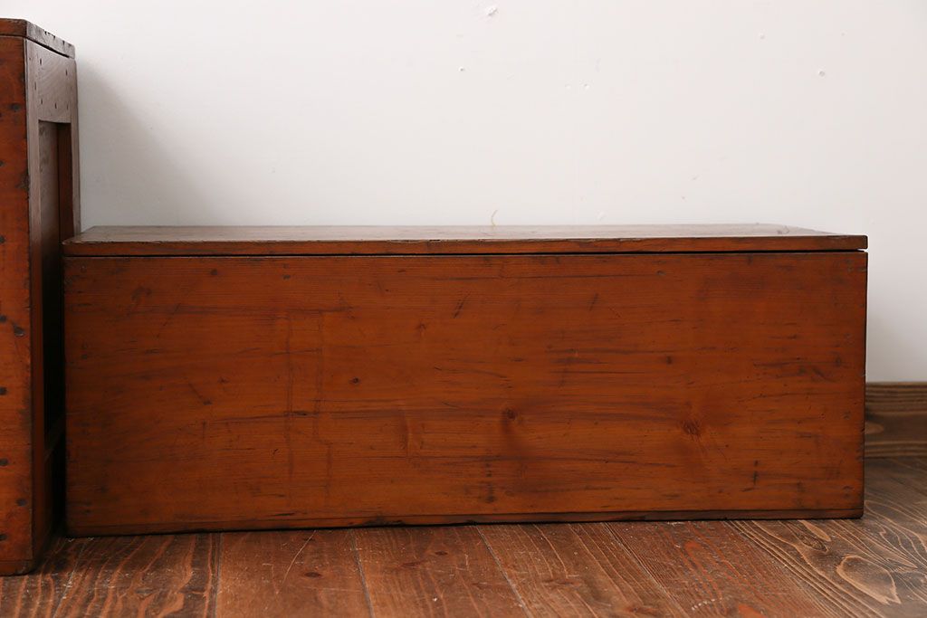 アンティーク雑貨　アンティーク　木箱2個セット