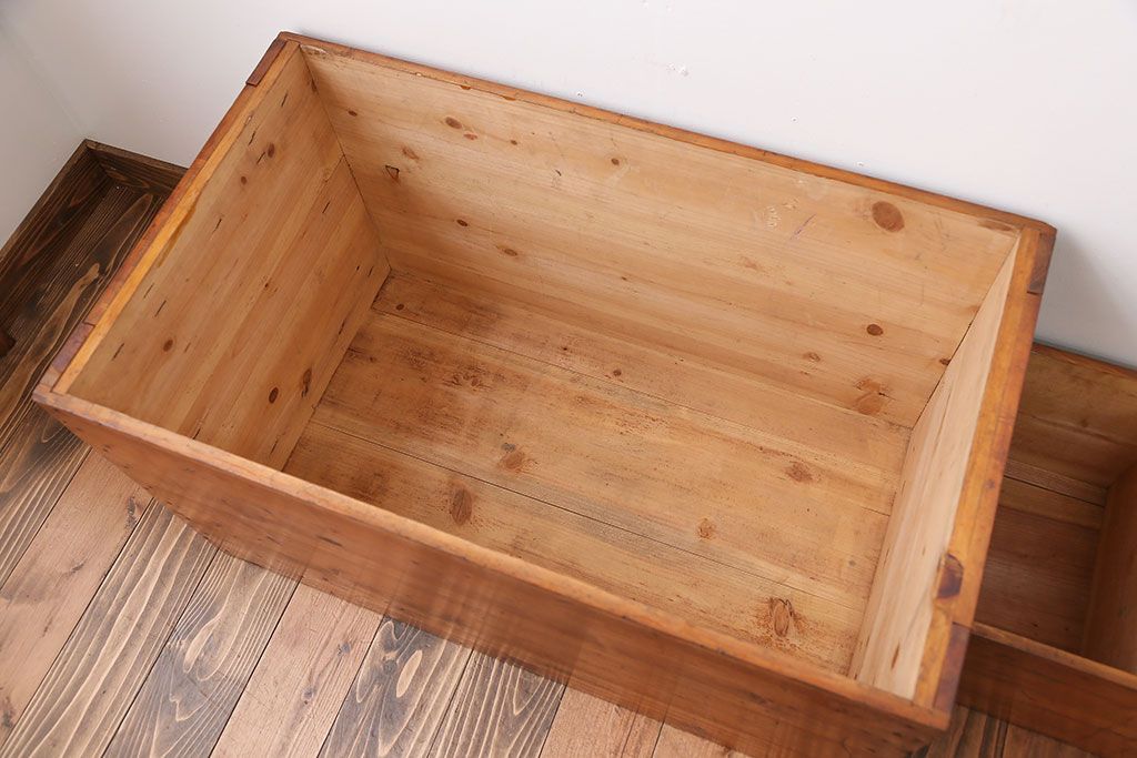 アンティーク雑貨　アンティーク　木箱2個セット