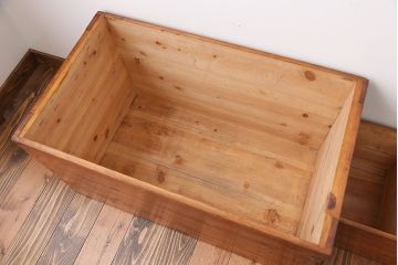 アンティーク雑貨　アンティーク　木箱2個セット