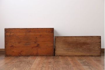 アンティーク雑貨　アンティーク　木箱2個セット