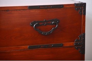 アンティーク家具　古民具・骨董　特注品!立派な金具の米沢箪笥