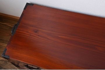 アンティーク家具　古民具・骨董　特注品!立派な金具の米沢箪笥