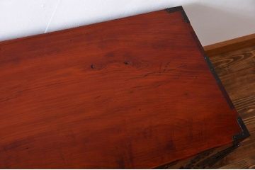 アンティーク家具　古民具・骨董　特注品!立派な金具の米沢箪笥