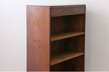 レトロ家具　昭和レトロ　引き出し2杯付き!本棚