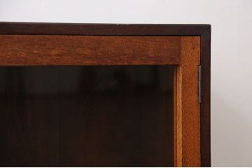 アンティーク家具　アンティーク　鉄脚付きガラス戸棚