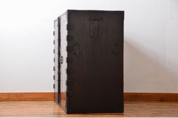 アンティーク家具　江戸期　古作造り　観音開き帳場箪笥