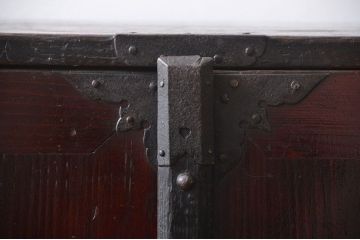 アンティーク家具　江戸期　古作造り　観音開き帳場箪笥