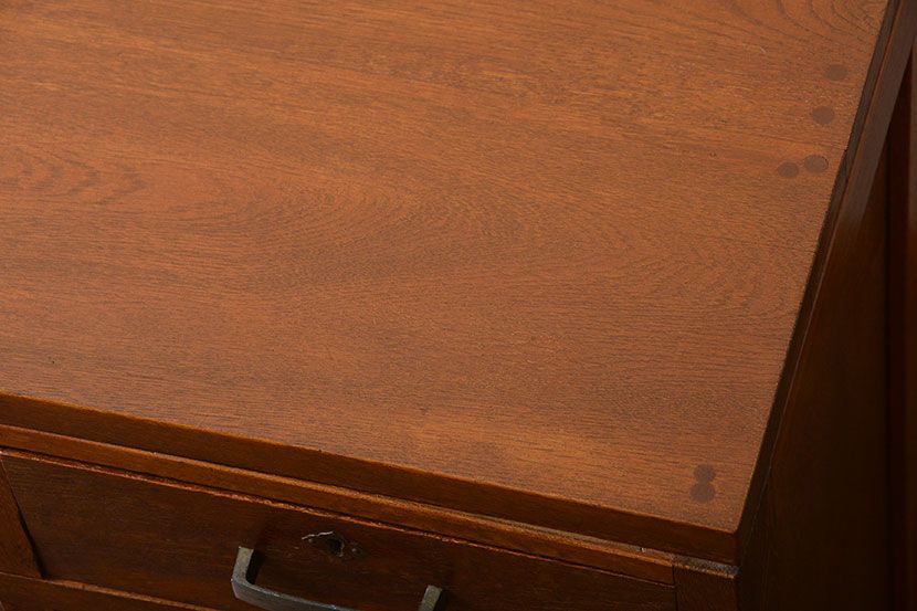 レトロ家具　昭和レトロ　小振りな片袖机