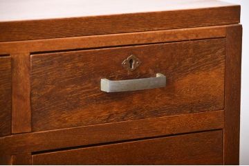 レトロ家具　昭和レトロ　小振りな片袖机