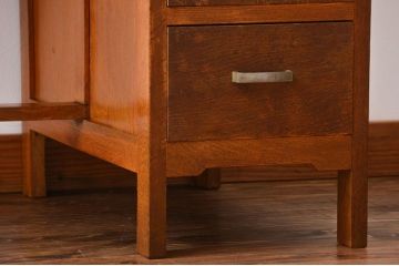 レトロ家具　昭和レトロ　小振りな片袖机