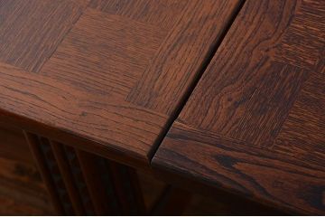 アンティーク家具　フランスアンティーク　パーケット　ドローリーフテーブル