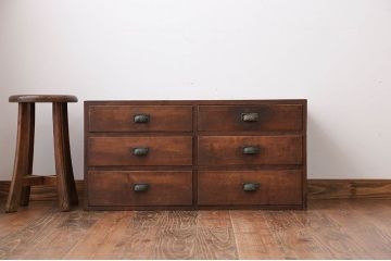 アンティーク家具　古民具・骨董　6杯小引き出し