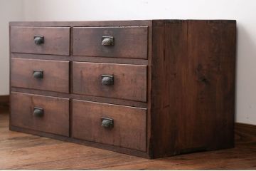 アンティーク家具　古民具・骨董　6杯小引き出し
