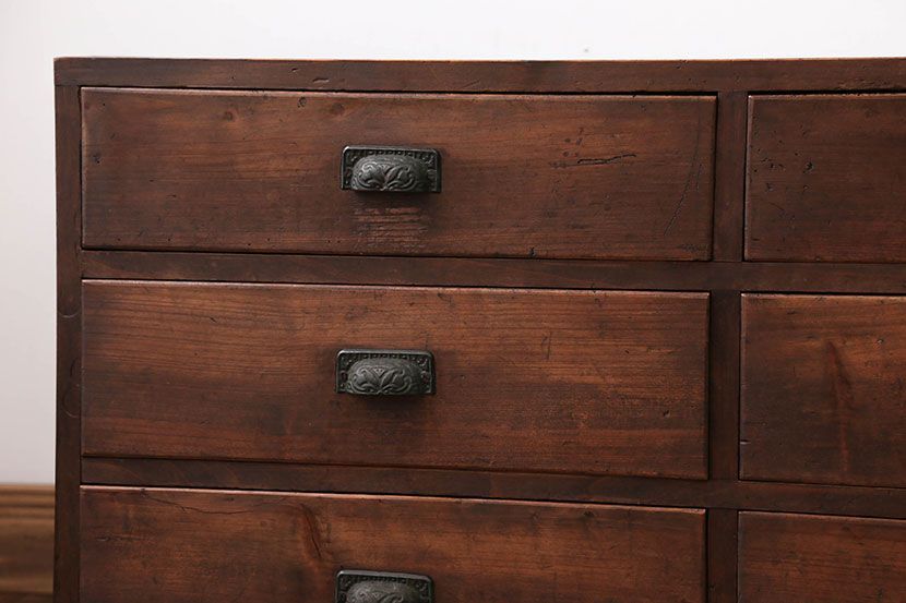 アンティーク家具　古民具・骨董　6杯小引き出し