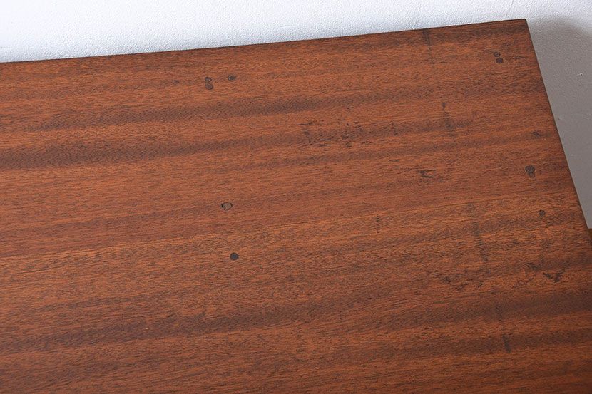 レトロ家具　昭和レトロ　背面扉付き!レトロなアンティーク片袖机