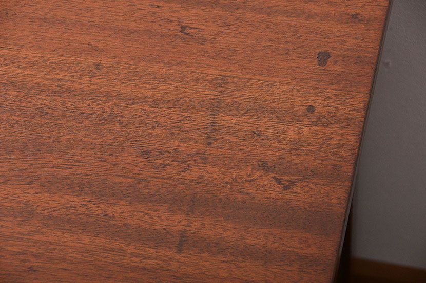 レトロ家具　昭和レトロ　背面扉付き!レトロなアンティーク片袖机