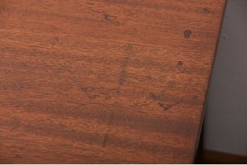 レトロ家具　昭和レトロ　背面扉付き!レトロなアンティーク片袖机