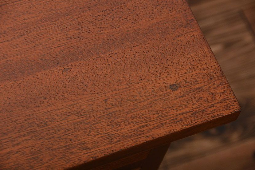 レトロ家具　昭和レトロ　背面扉付き!レトロなアンティーク片袖机