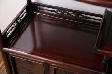 民芸家具　唐木の茶棚