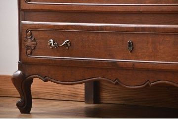 アンティーク家具　イギリスアンティーク　オーク材のチェスト