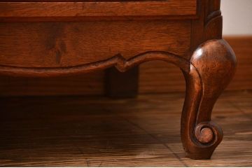 アンティーク家具　イギリスアンティーク　オーク材のチェスト