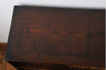 レトロ家具　昭和レトロ　引き出し5杯付き収納棚