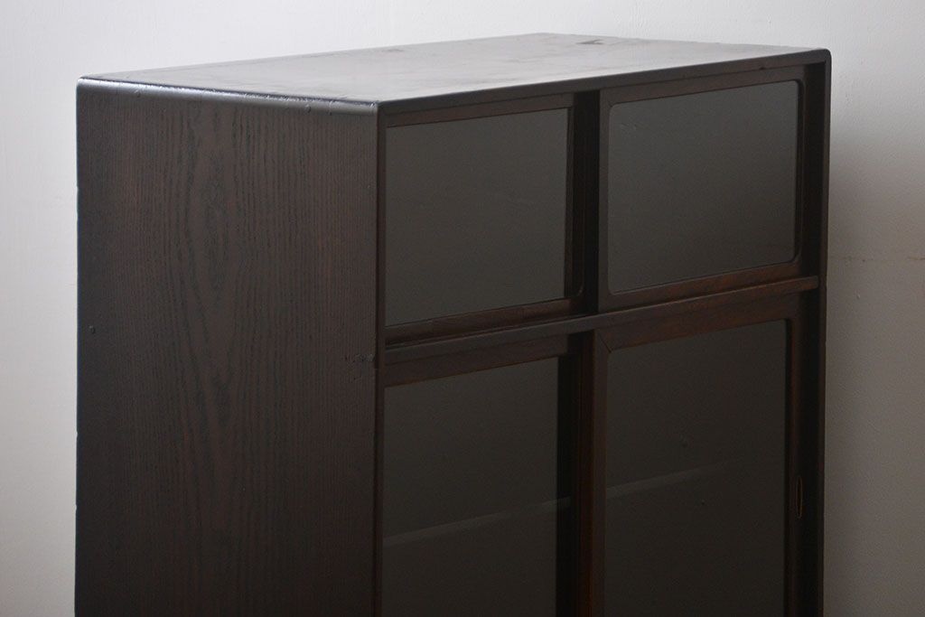 レトロ家具　昭和レトロ　引き出し5杯付き収納棚