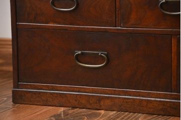 レトロ家具　昭和レトロ　引き出し5杯付き収納棚