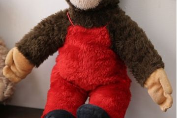 アンティーク雑貨　イギリスアンティーク staiff ぬいぐるみ5点セット(カタログ付き)