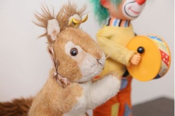 アンティーク雑貨　イギリスアンティーク staiff ぬいぐるみ5点セット(カタログ付き)