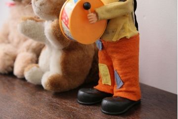 アンティーク雑貨　イギリスアンティーク staiff ぬいぐるみ5点セット(カタログ付き)