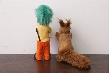 アンティーク雑貨　イギリスアンティーク staiff ぬいぐるみ5点セット(カタログ付き)