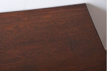 レトロ家具　昭和レトロ　ナラ材の両袖机