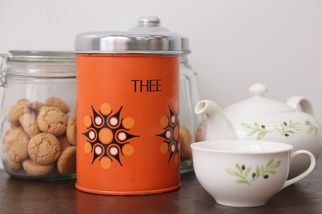 アンティーク雑貨　1970年代　オランダ・brabantia(ブラバンシア)キャニスター