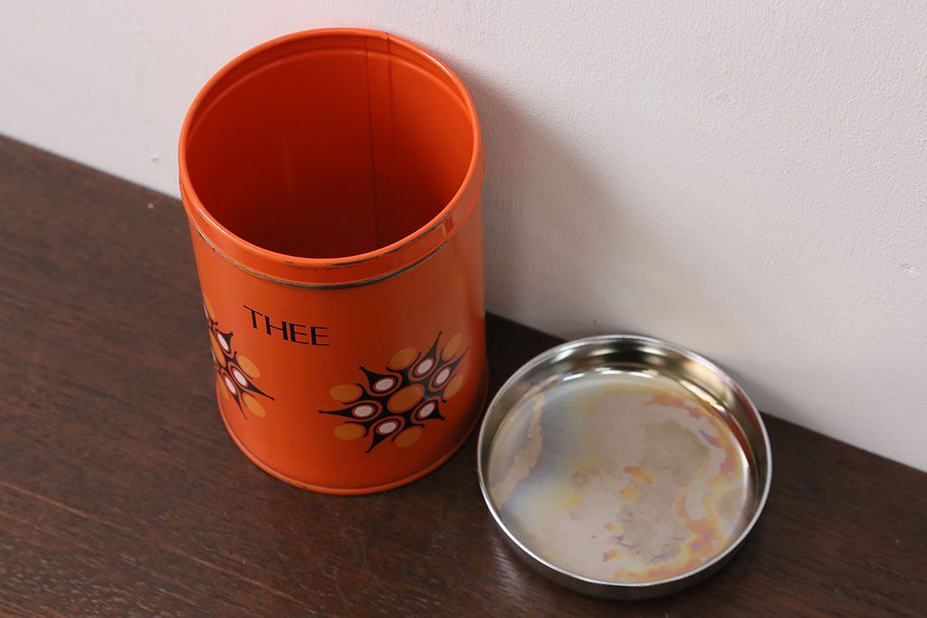 アンティーク雑貨　1970年代　オランダ・brabantia(ブラバンシア)キャニスター